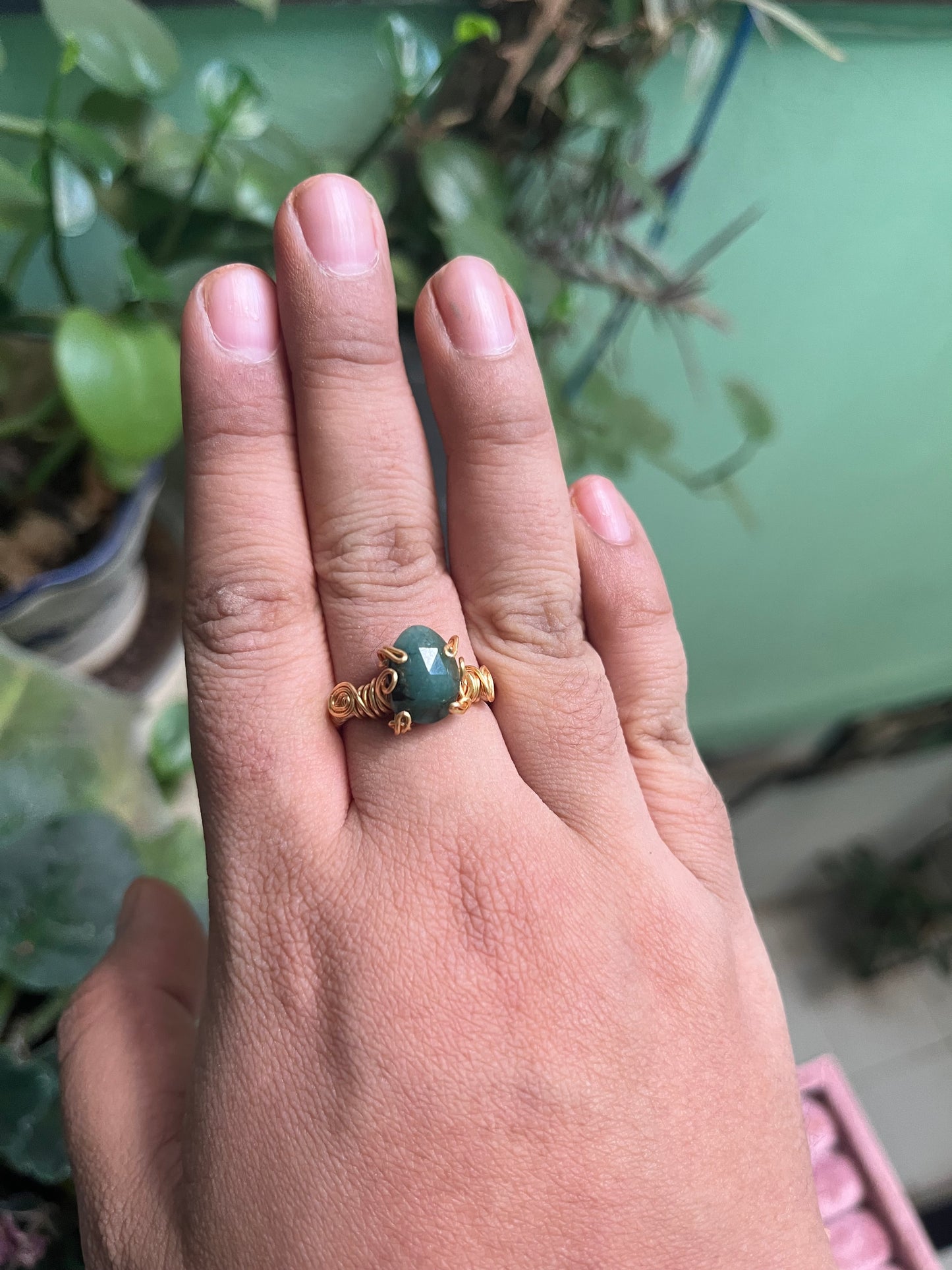Anillos Berilo verde