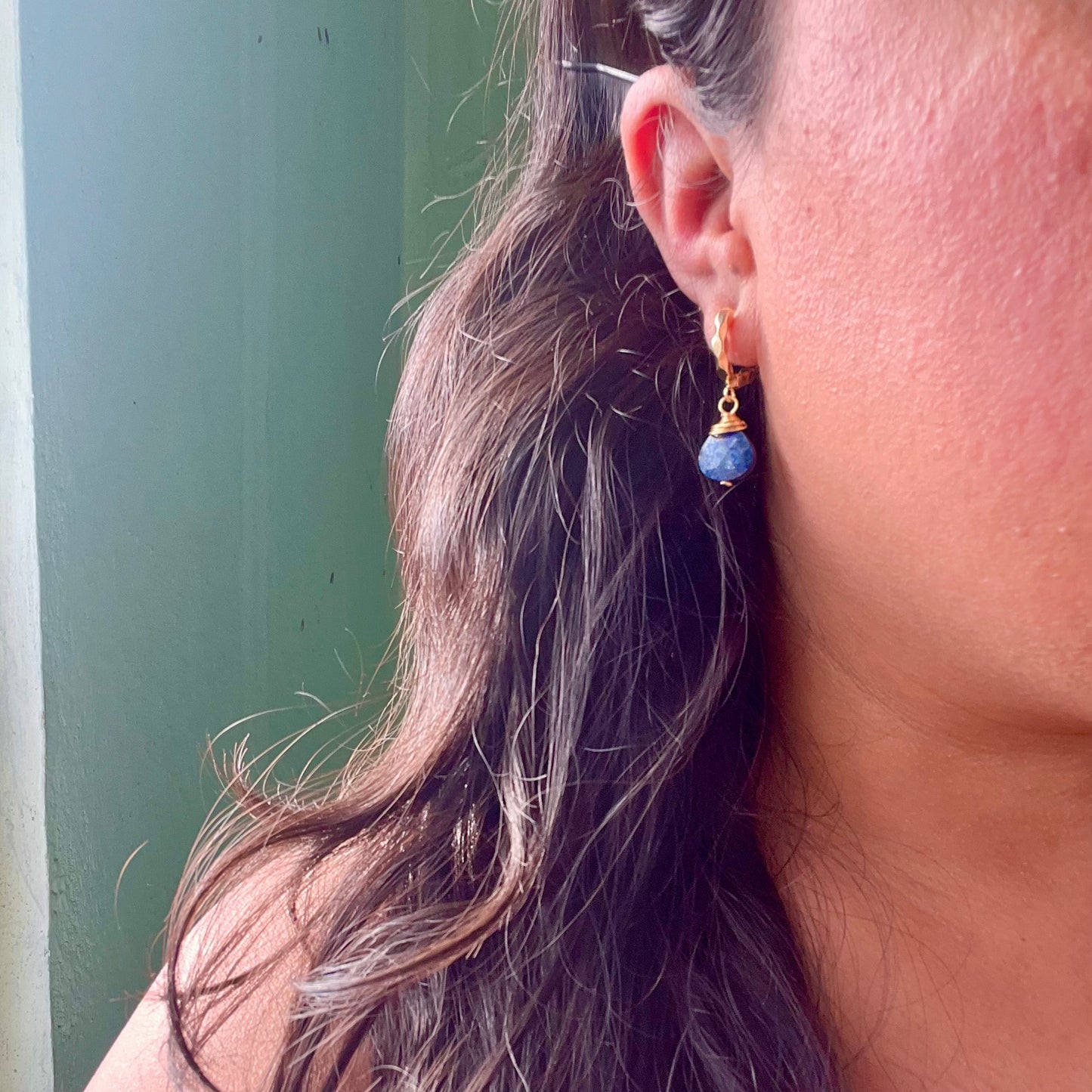 Aretes de lapislázuli