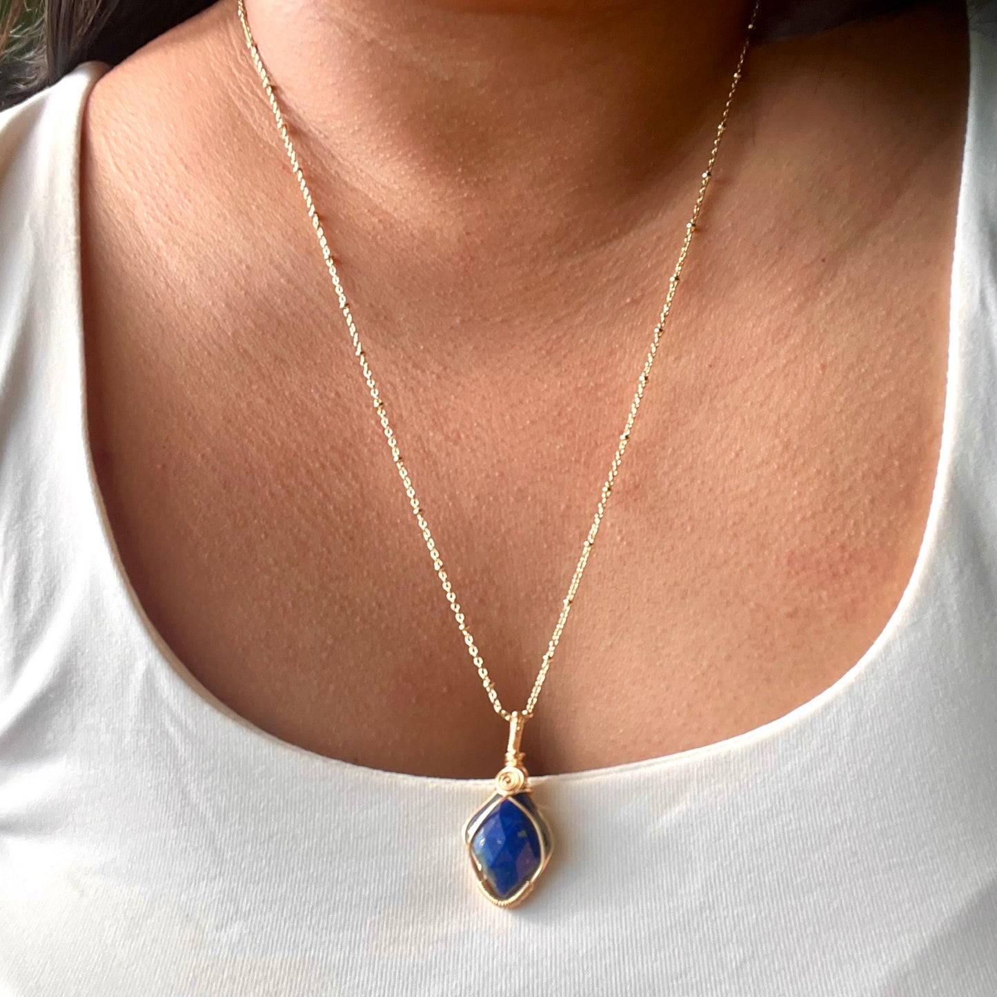 Collar de lapislázuli