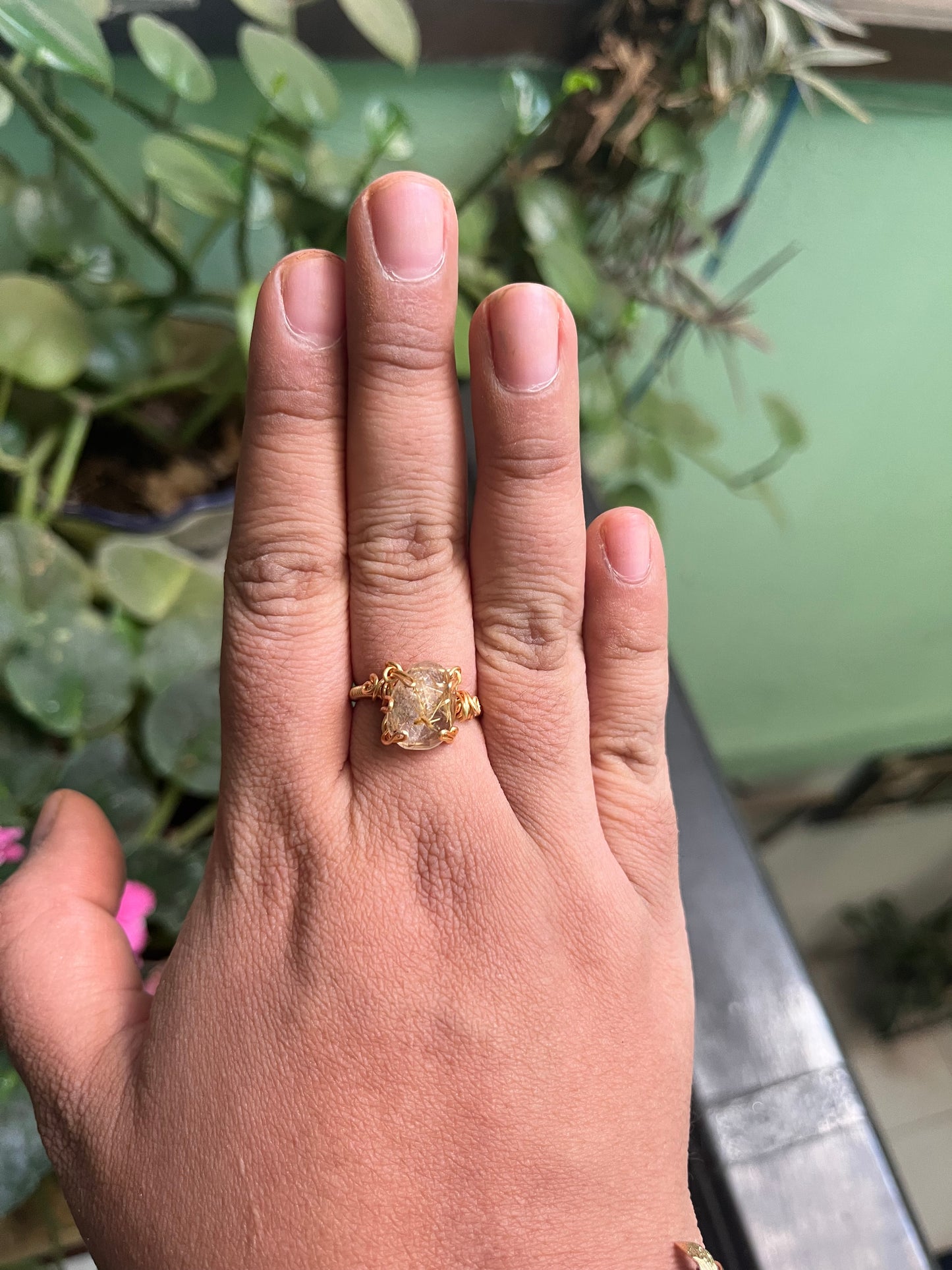 Anillos de cuarzo rutilado