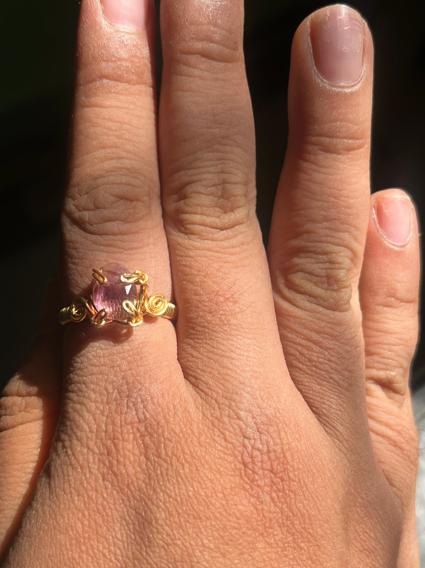 Anillo de amatista