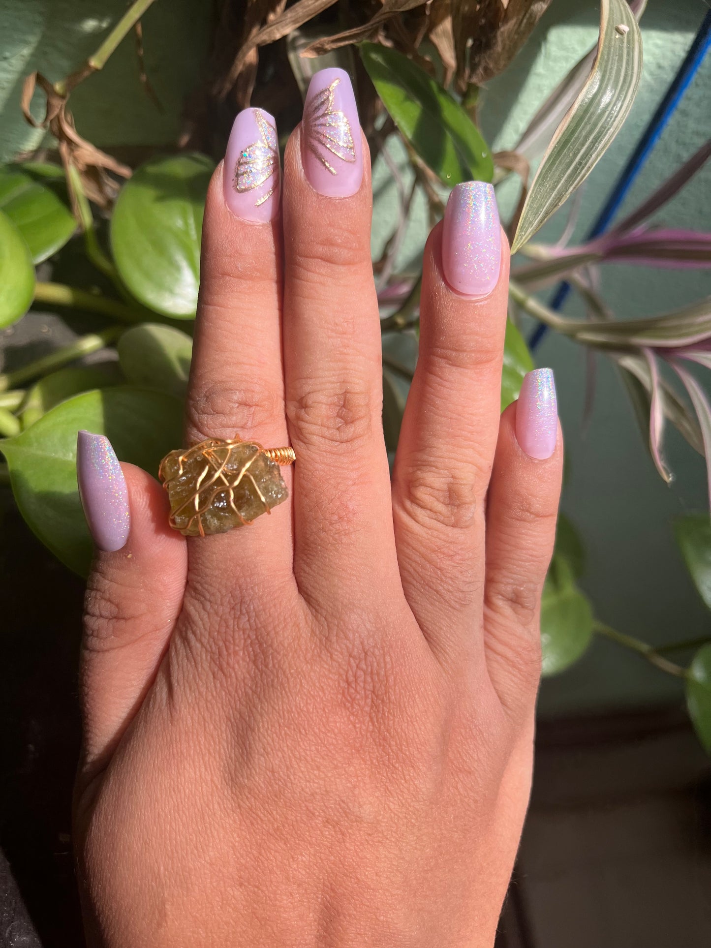 Anillo Belona con Peridoto
