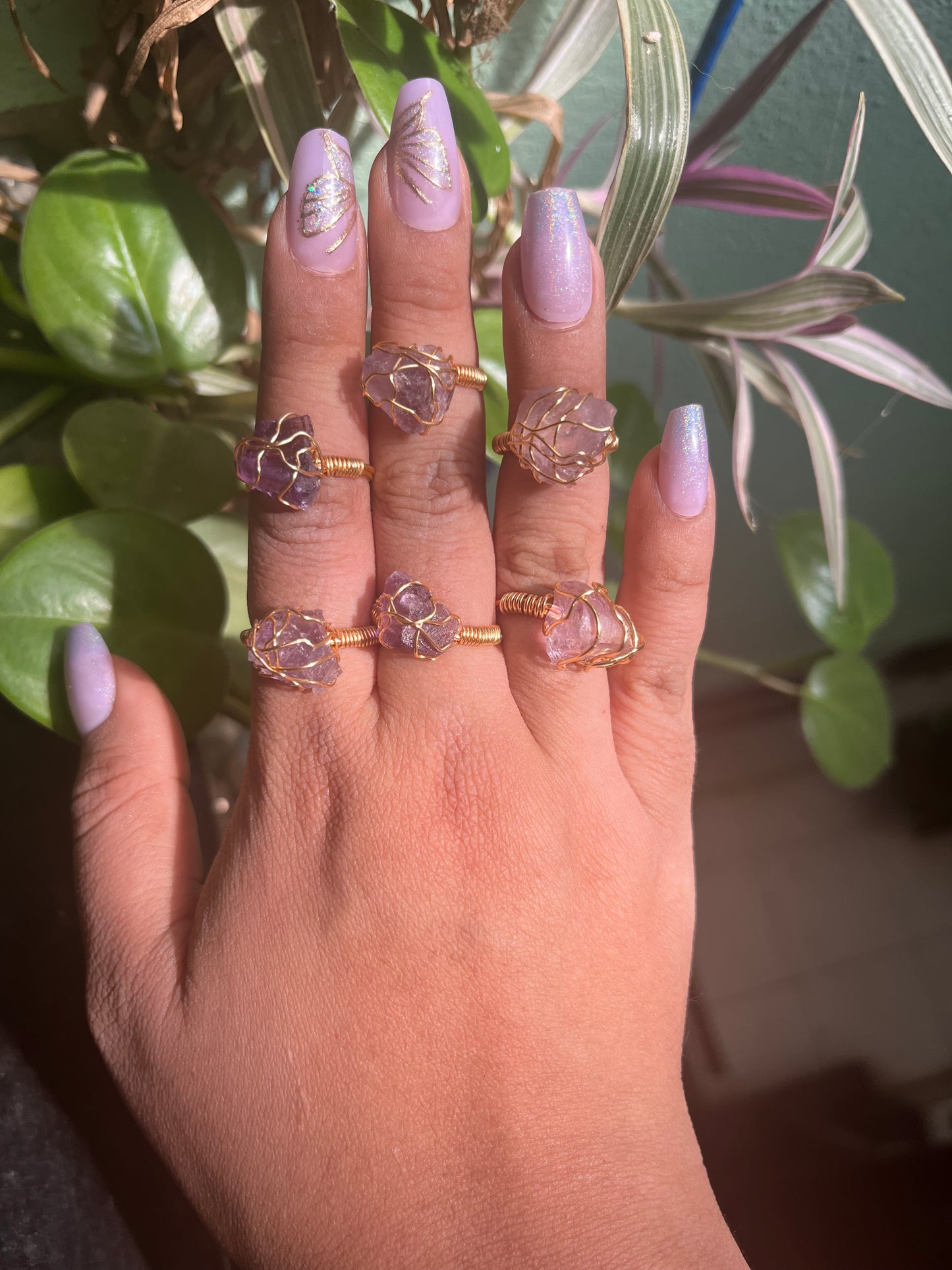 Anillo Belona con amatista