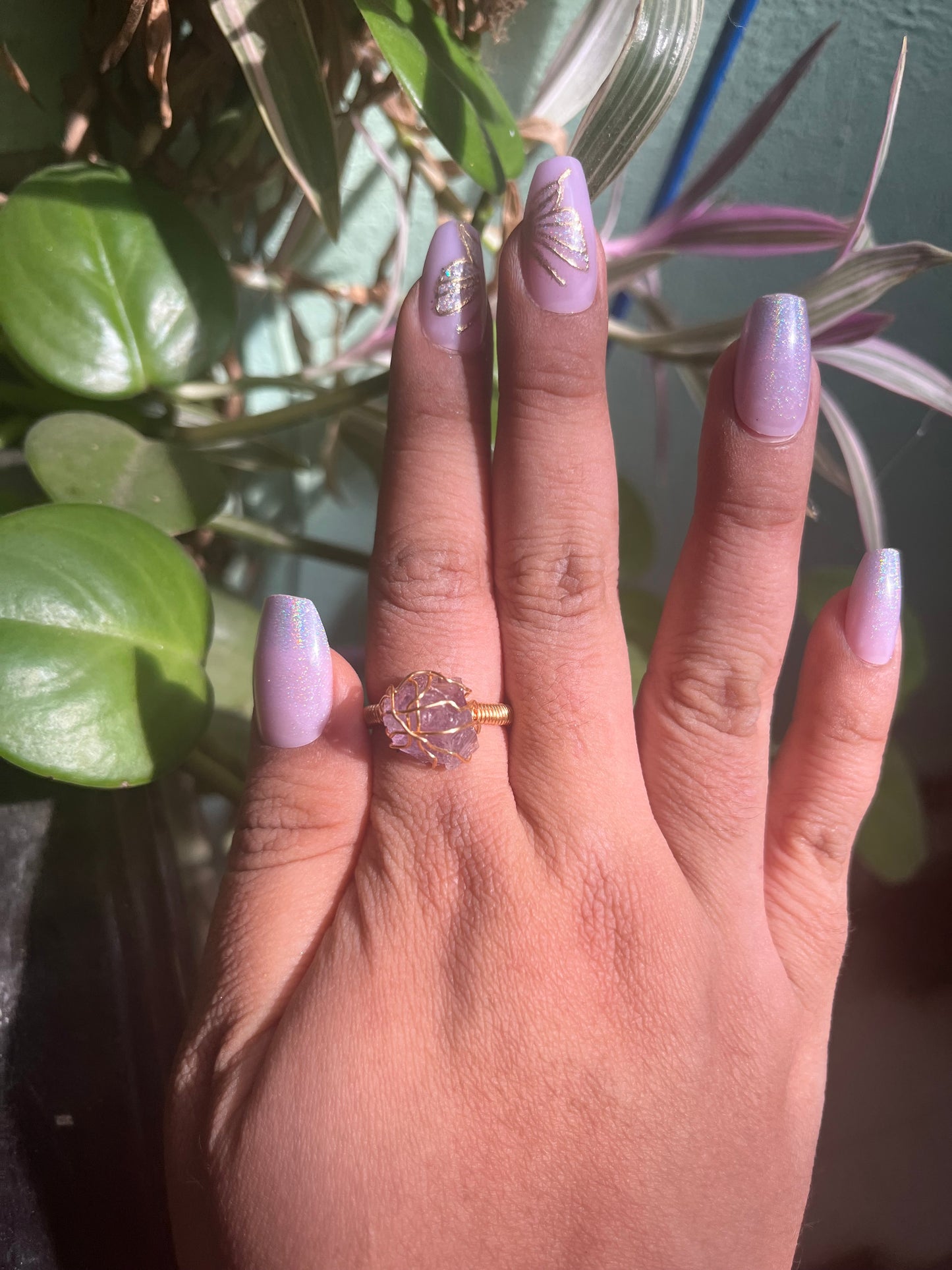 Anillo Belona con amatista