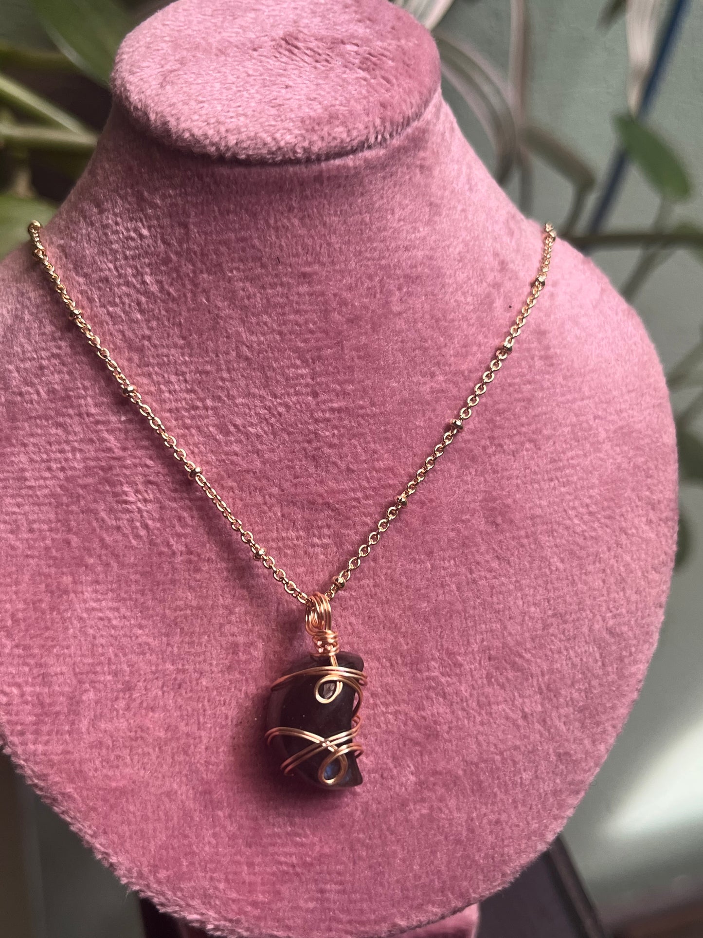 Collar Ixchel con labradorita