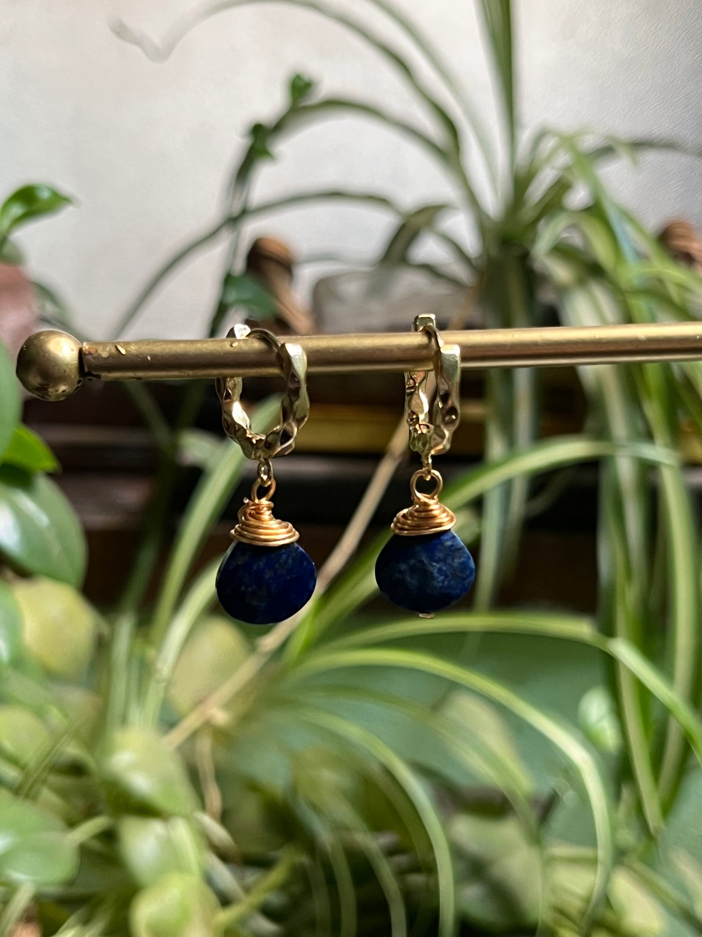Aretes de lapislázuli