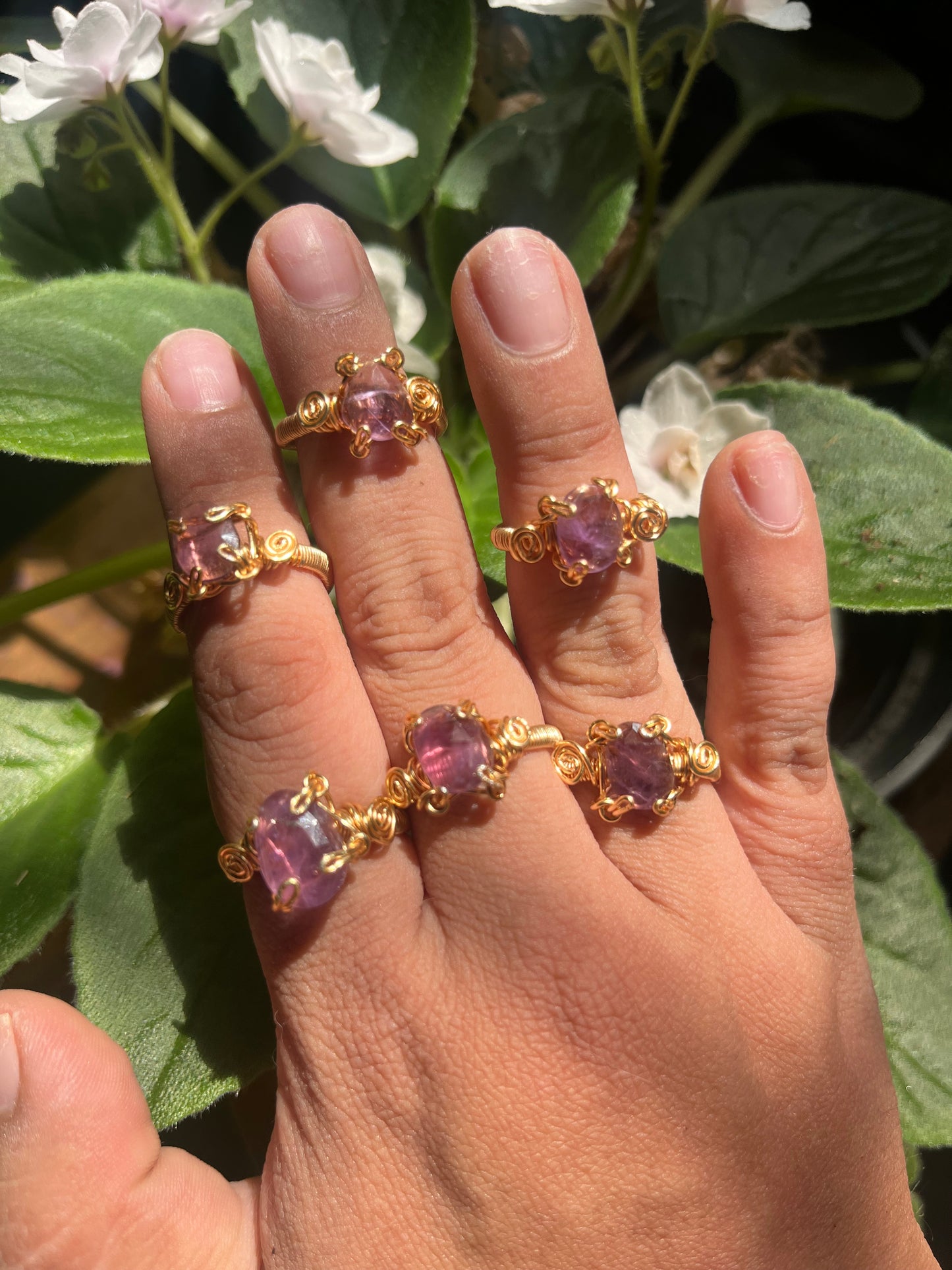 Anillo de amatista