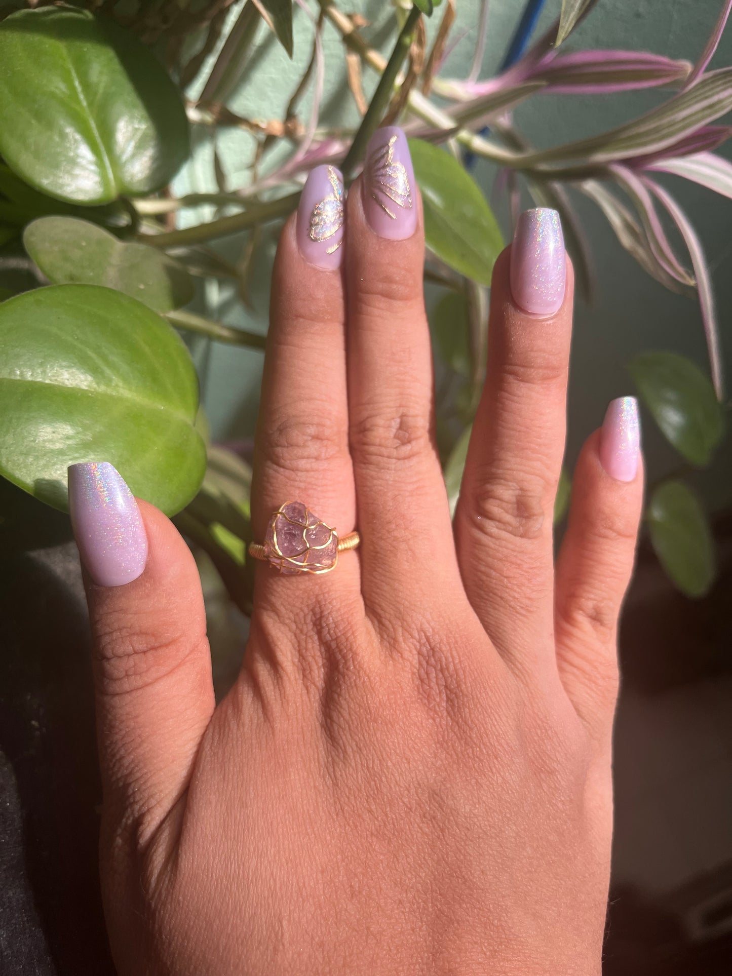 Anillo Belona con amatista