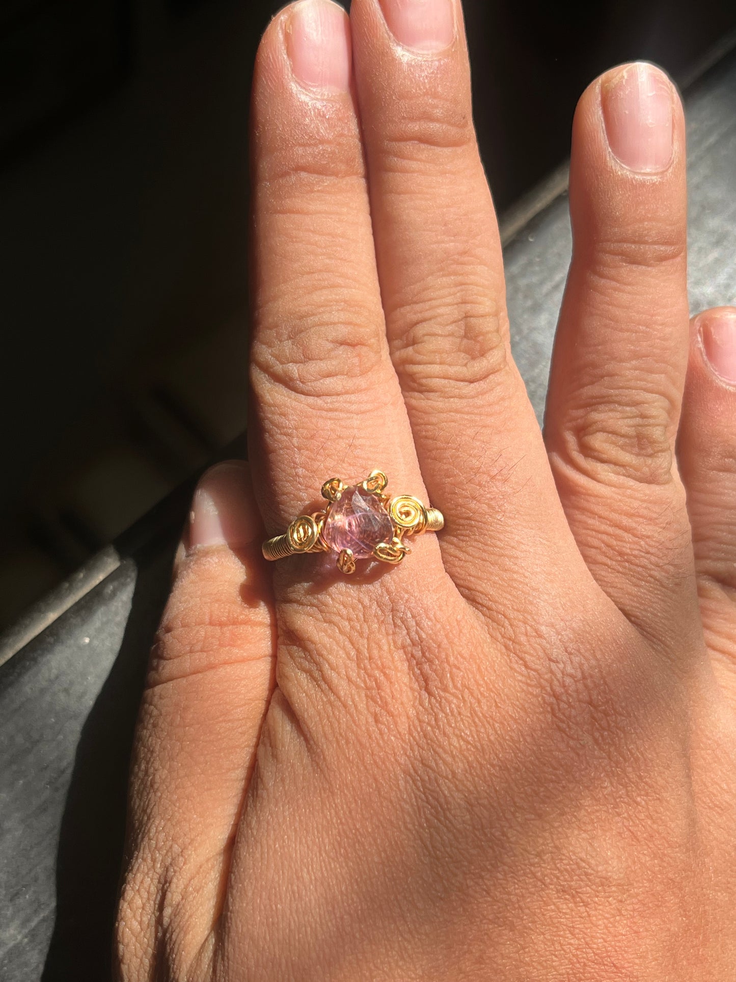 Anillo de amatista