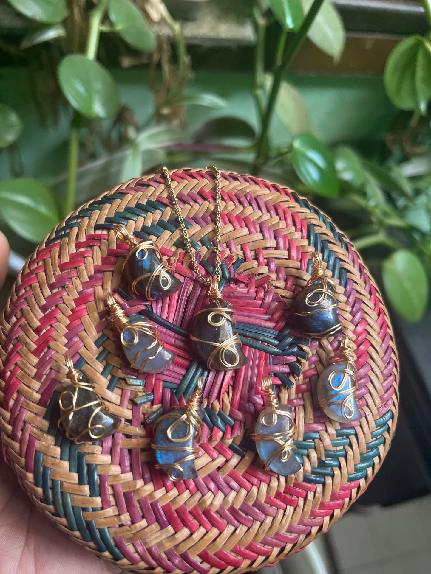 Collar Ixchel con labradorita