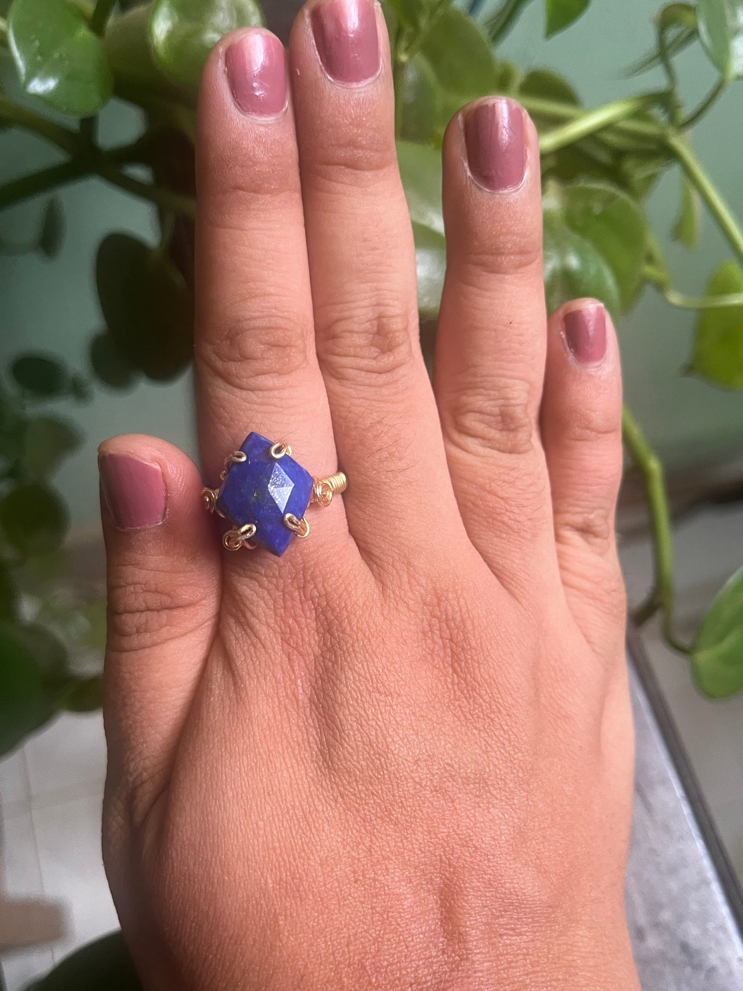 Anillo de lapislázuli