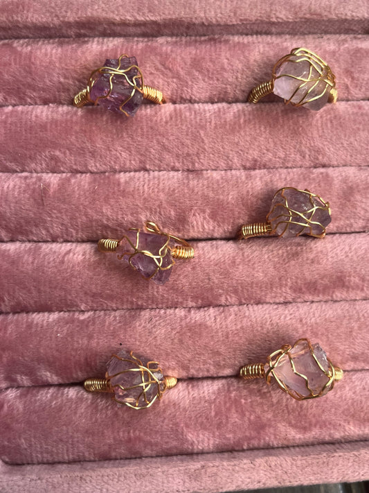 Anillo Belona con amatista