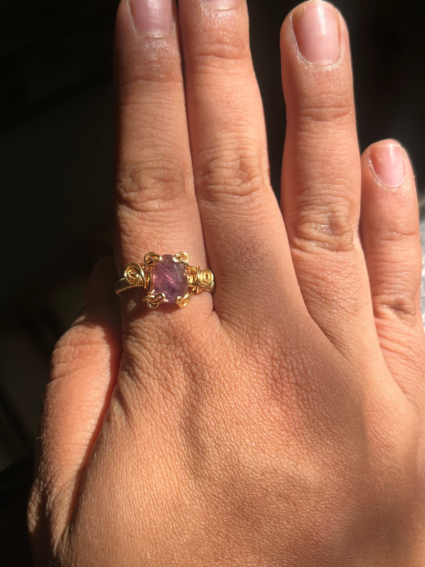 Anillo de amatista