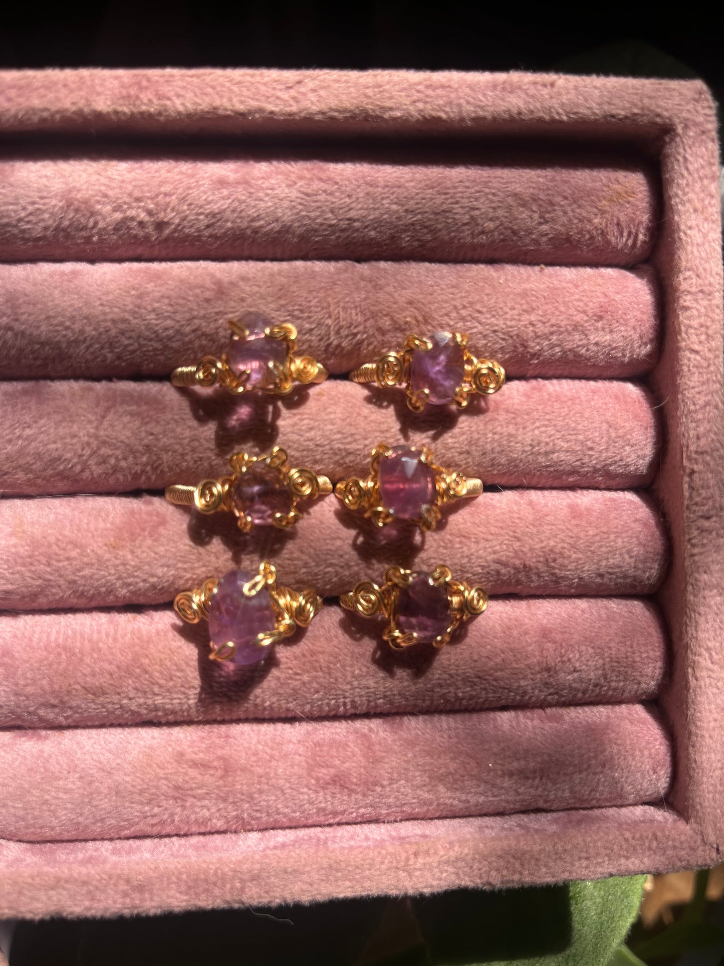Anillo de amatista