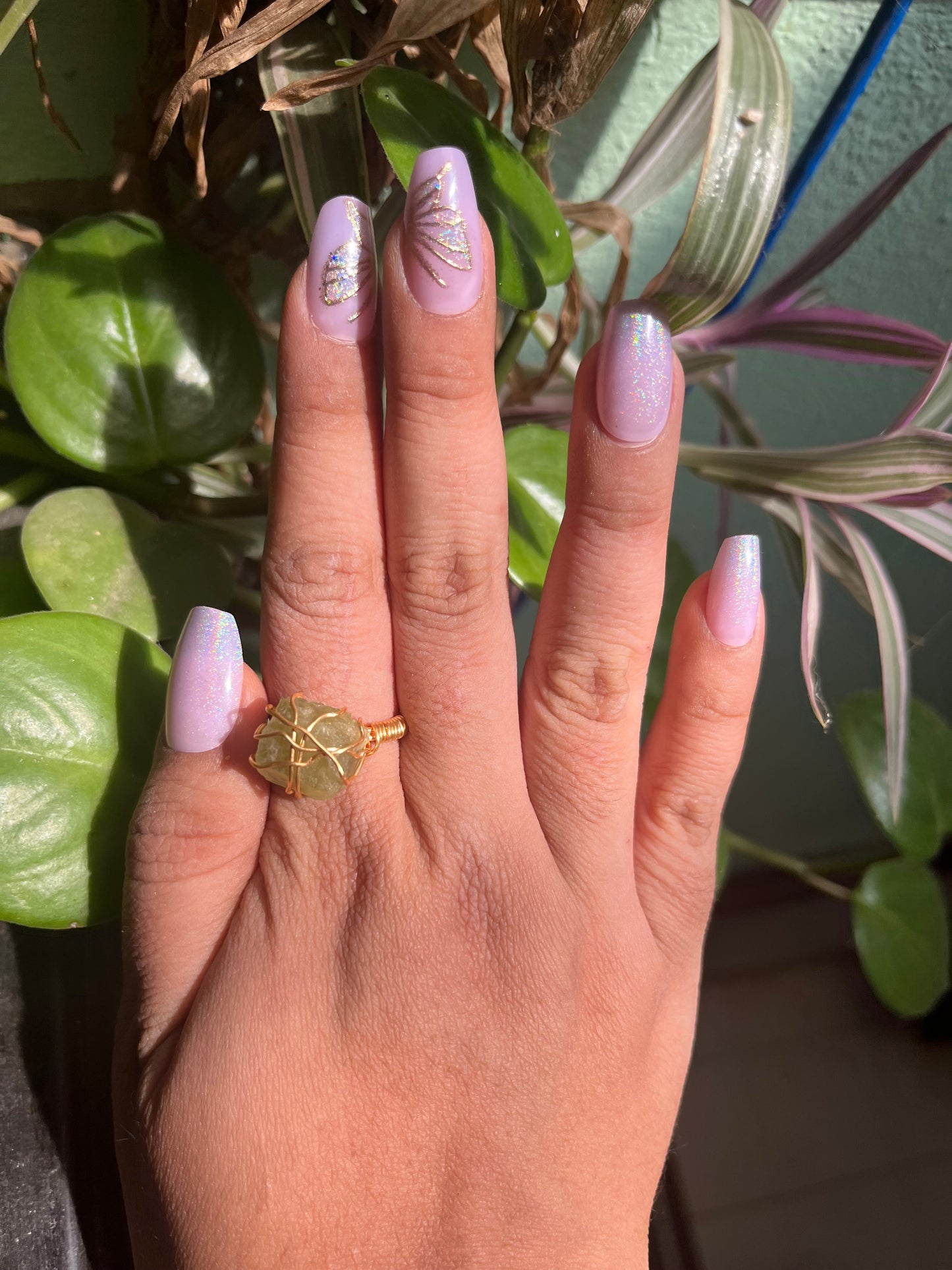 Anillo Belona con Peridoto