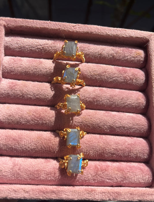 Anillos Labradorita chicos