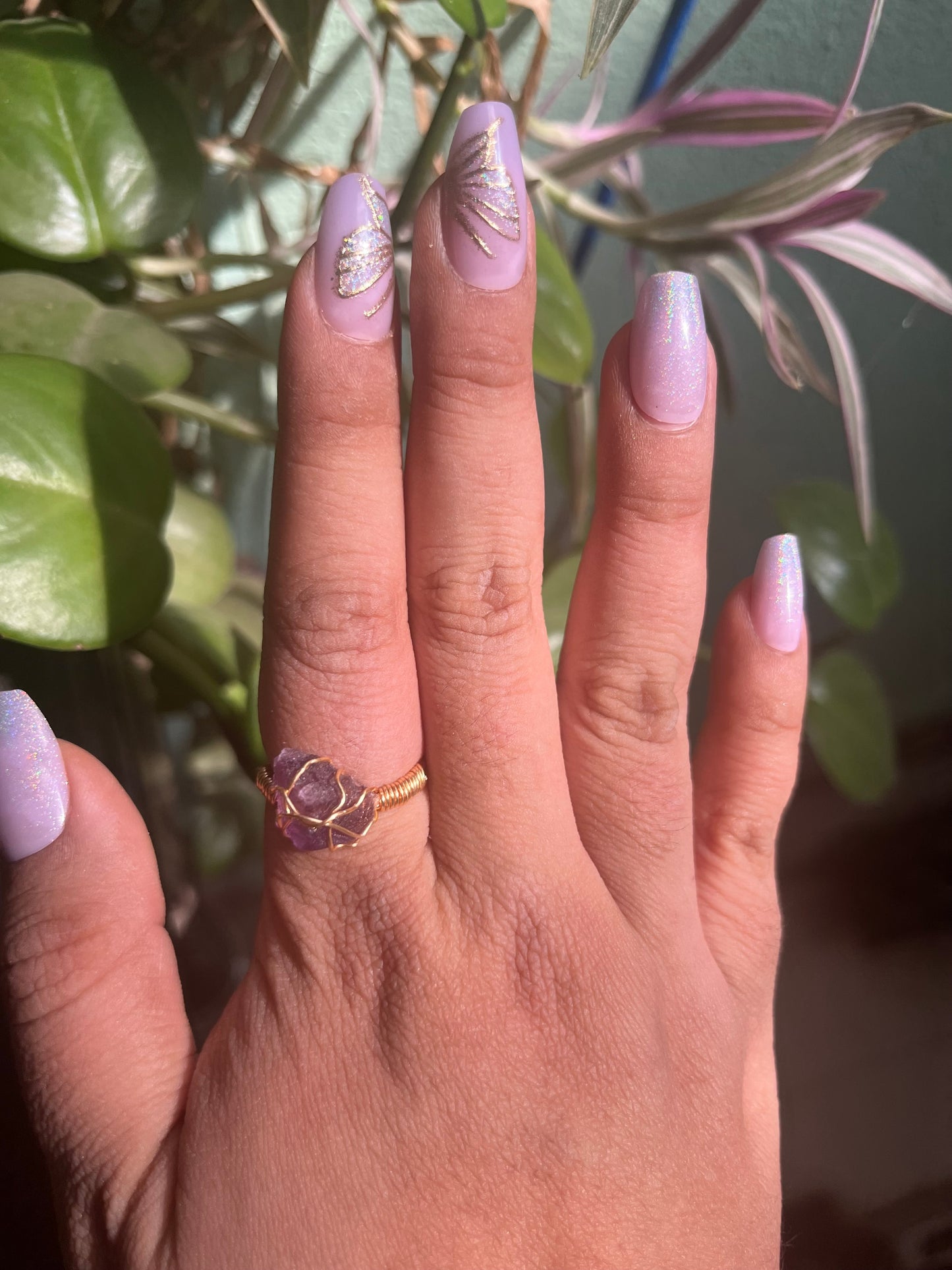 Anillo Belona con amatista