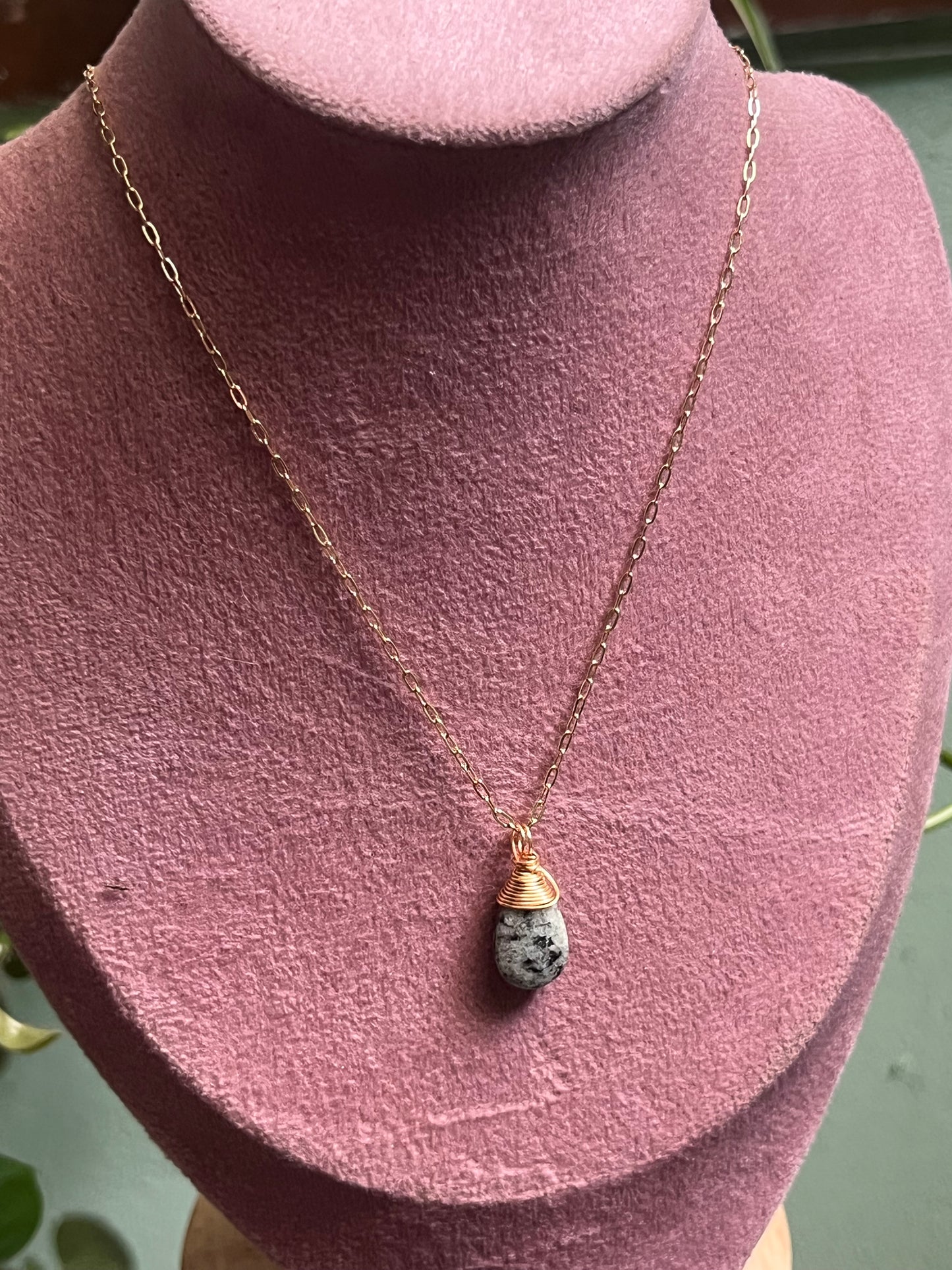 Collar de jaspe dálmata