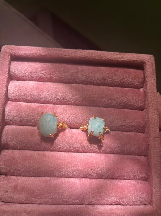 Anillo de amazonita