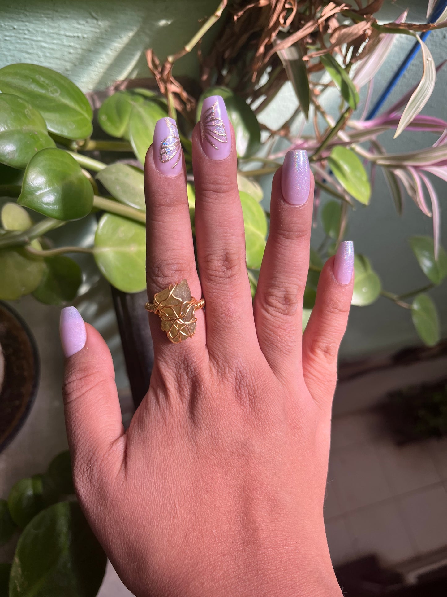 Anillo Belona con Peridoto