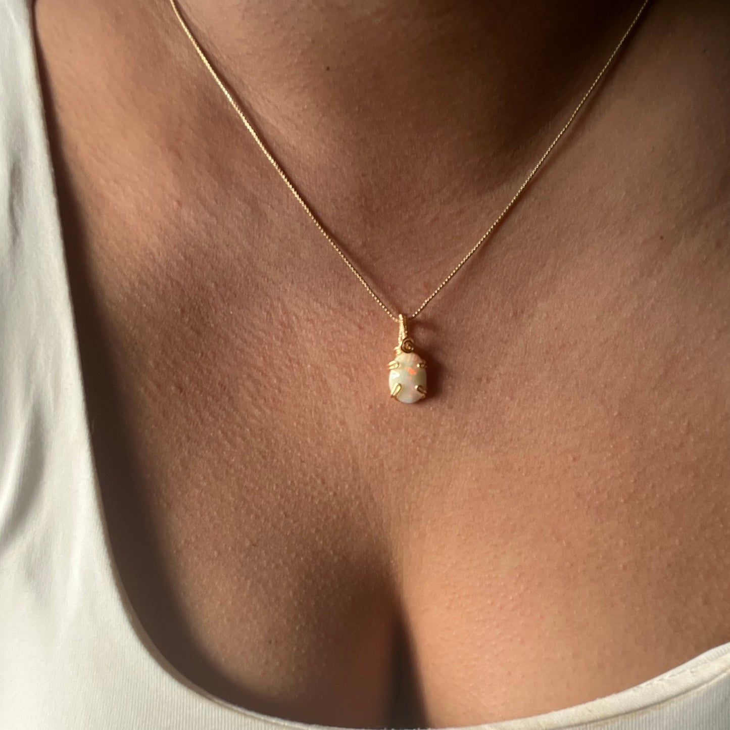 Collar de ópalo chico