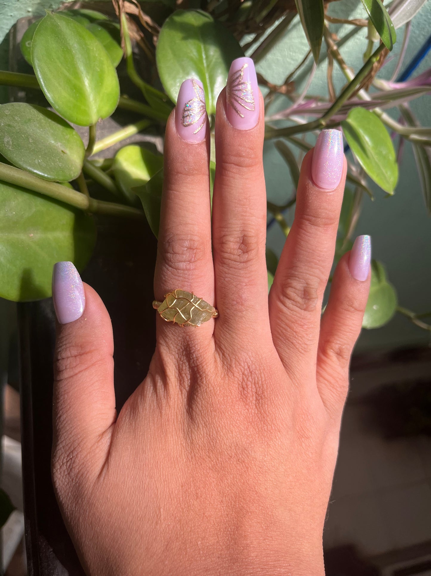 Anillo Belona con Peridoto