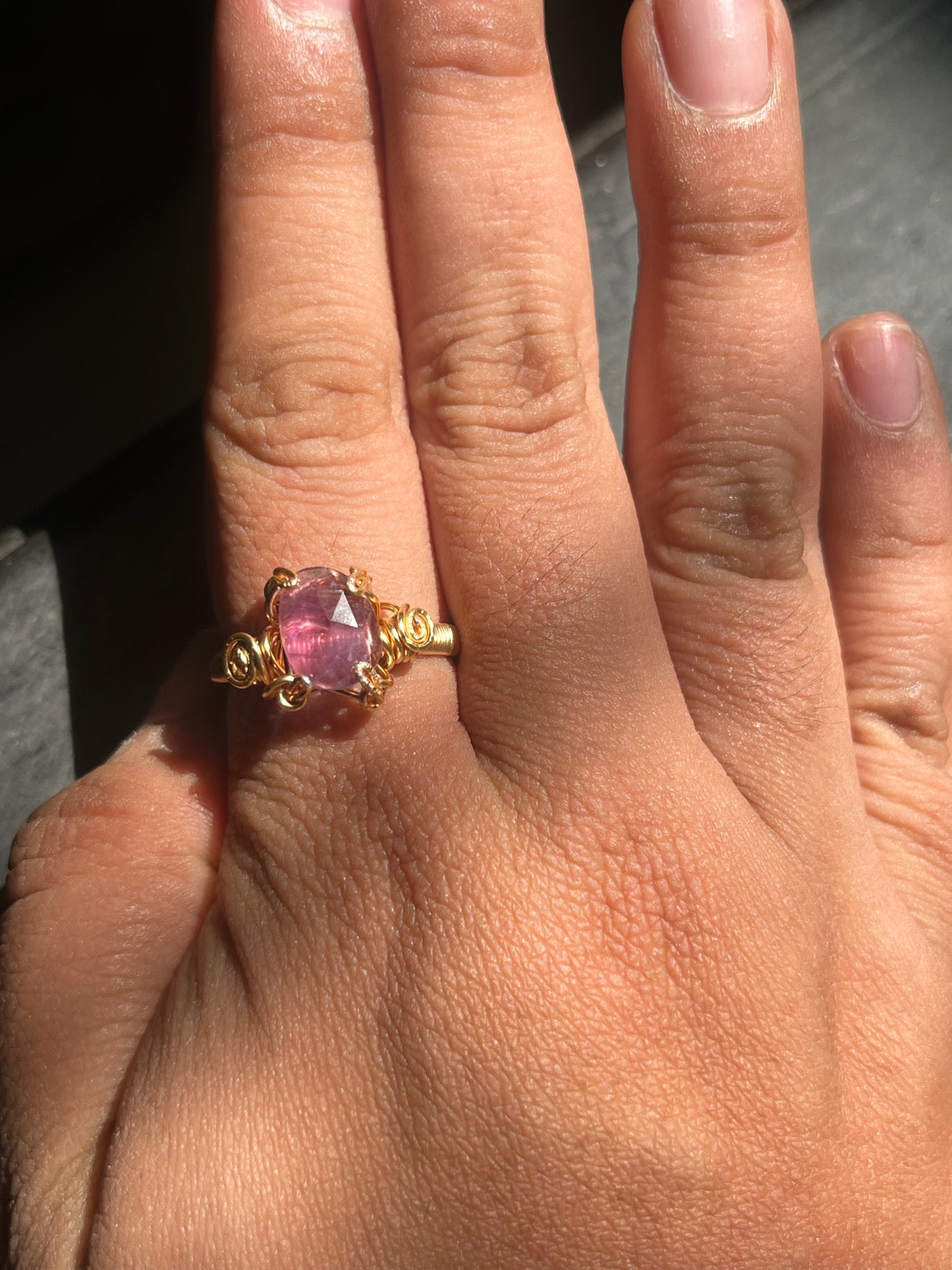 Anillo de amatista