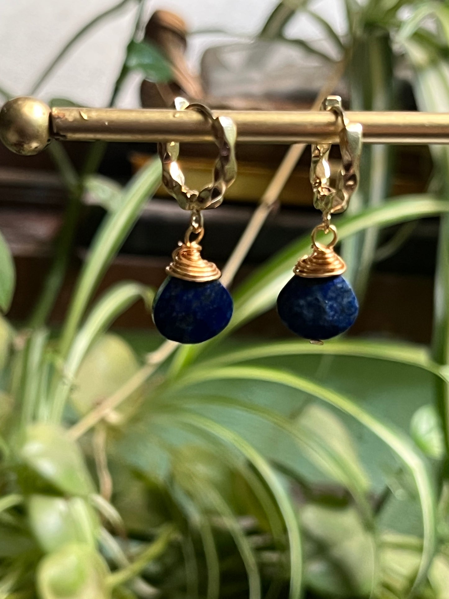 Aretes de lapislázuli